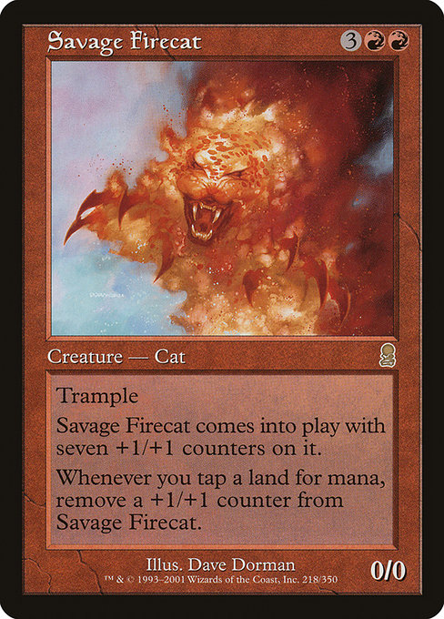 Chatfeu sauvage|Savage Firecat