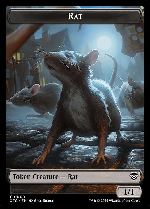 Rat (Outlaws of Thunder Junction Commander Tokens #8)