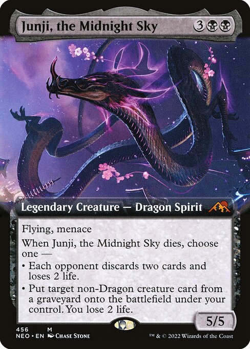 Junji, the Midnight Sky (Kamigawa: Neon Dynasty #456)
