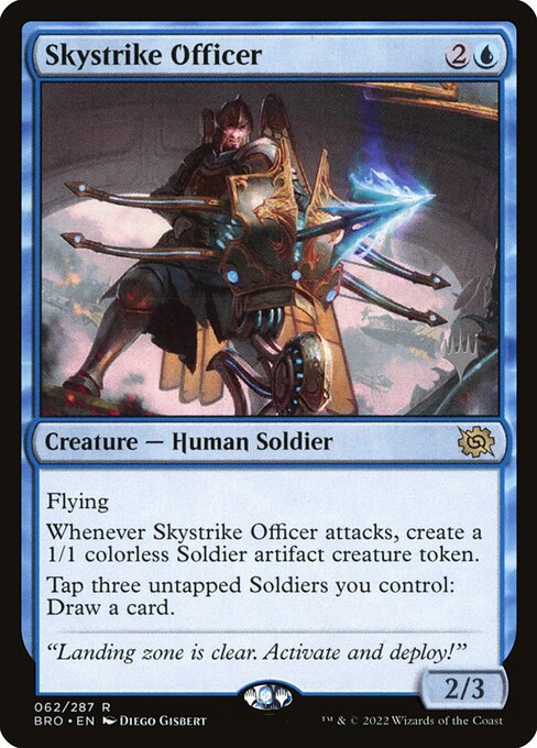 Skystrike Officer (The Brothers' War Promos #62p)