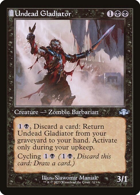 Undead Gladiator (Retro Frame)