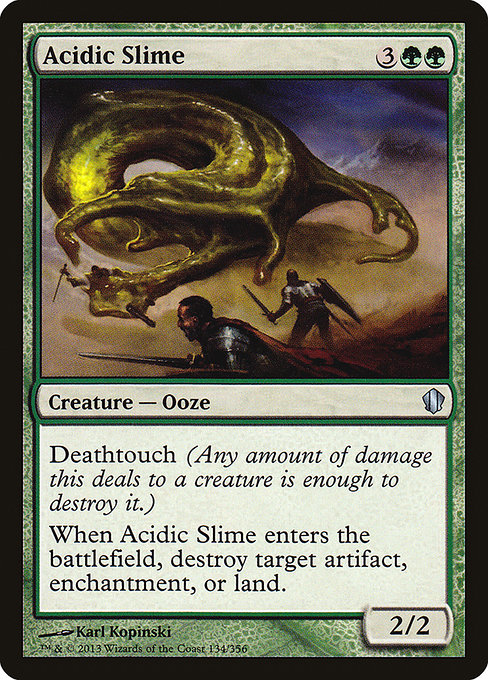 Acidic Slime (Commander 2013 #134)
