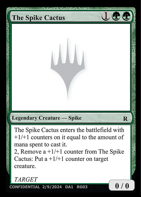 The Spike Cactus (Unknown Event #RG03e)