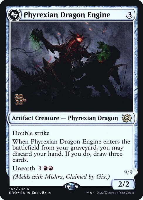 Phyrexian Dragon Engine (pbro) 163as