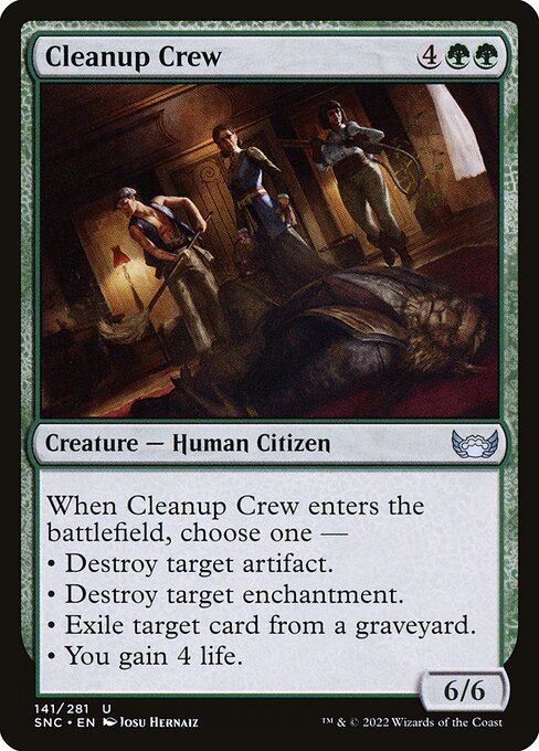 Équipe de nettoyage|Cleanup Crew