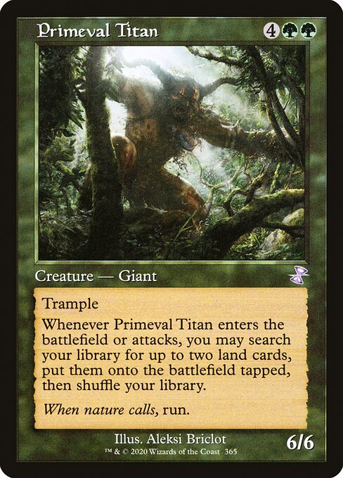 Primeval Titan (Time Spiral Remastered #365)