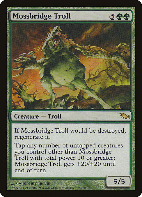 Mossbridge Troll (Shadowmoor #123)