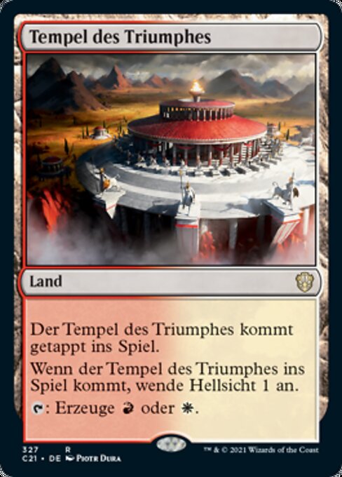 Temple of Triumph (Commander 2021 #327)