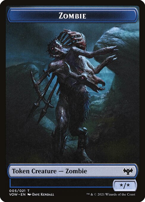 Zombie (Innistrad: Crimson Vow Tokens #5)