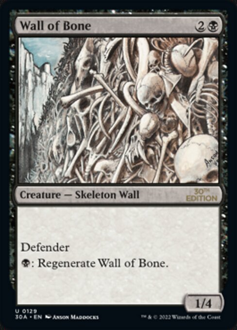 Wall of Bone (30th Anniversary Edition #129)