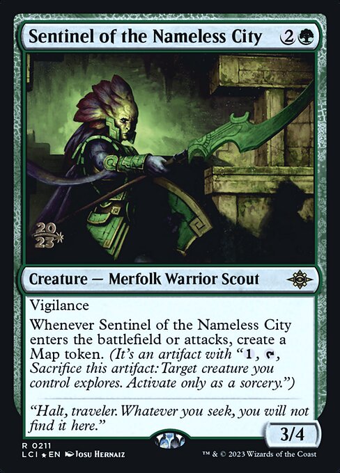 Sentinel of the Nameless City (The Lost Caverns of Ixalan Promos #211s)