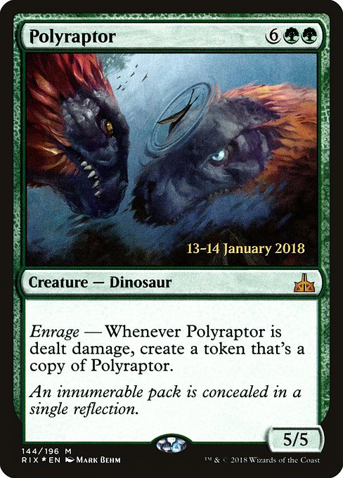 Polyraptor (Rivals of Ixalan Promos #144s)