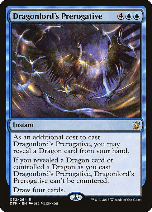Dragonlord's Prerogative card image