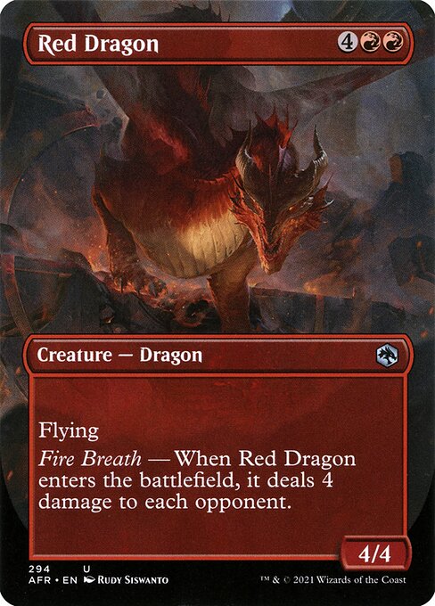 Red Dragon (Borderless)
