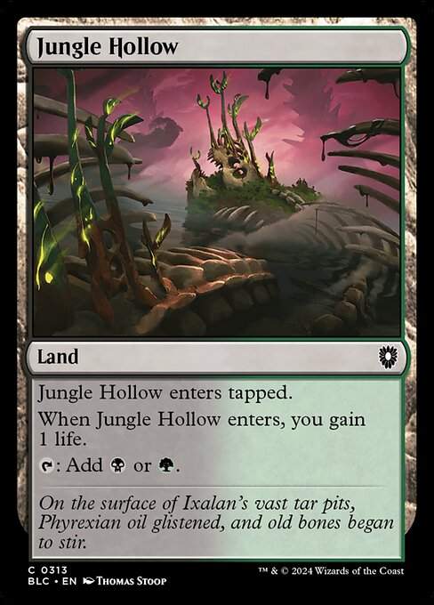 Jungle Hollow (Bloomburrow Commander #313)