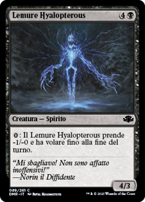 Hyalopterous Lemure (Dominaria Remastered #89)