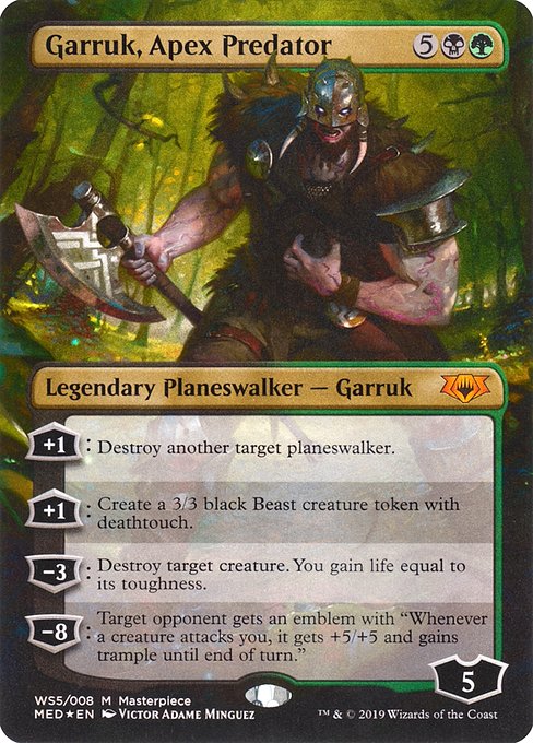 Garruk, Apex Predator (med) WS5