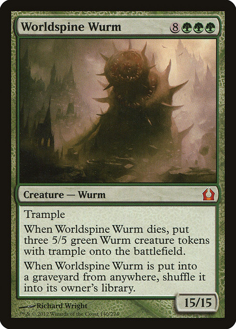 Worldspine Wurm card image