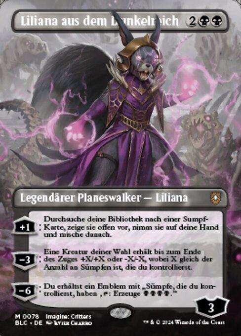 Liliana of the Dark Realms (Bloomburrow Commander #78)