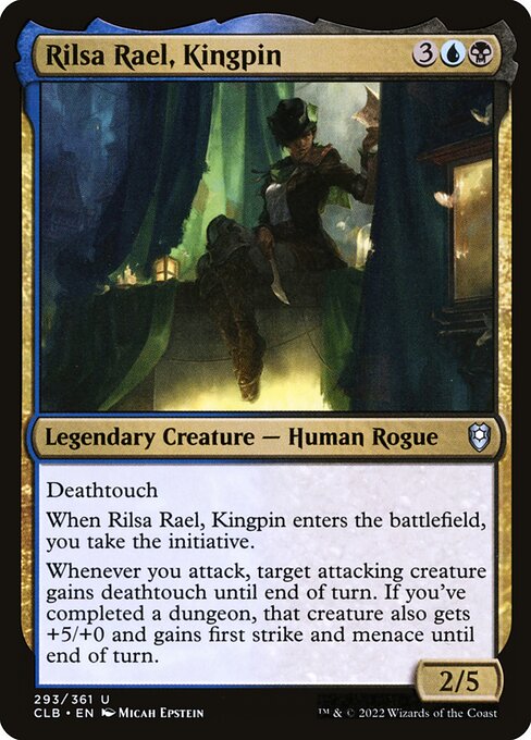 Rilsa Rael, Kingpin (Commander Legends: Battle for Baldur's Gate #293)