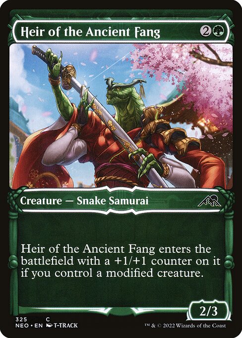 Heir of the Ancient Fang (Kamigawa: Neon Dynasty #325)