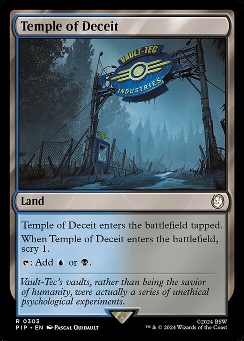 Temple of Deceit (Fallout #303)