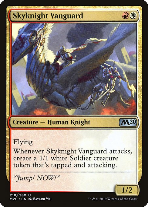 Skyknight Vanguard (Core Set 2020 #218)