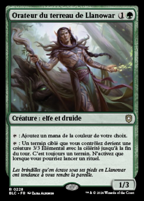 Orateur du terreau de Llanowar