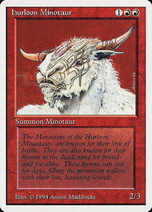 Minotaure de l'Hurloon|Hurloon Minotaur