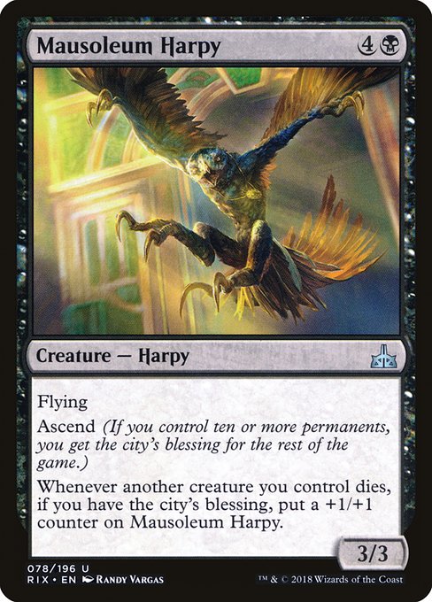 Mausoleum Harpy card image