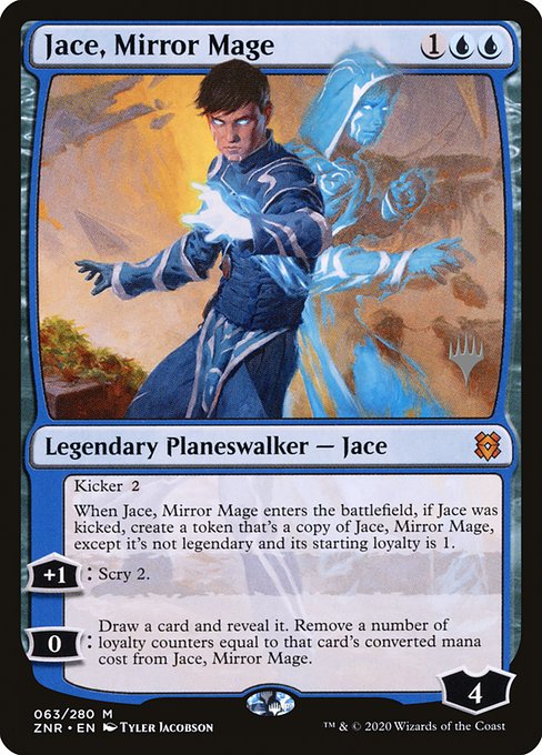 Jace, Mirror Mage (Zendikar Rising Promos #63p)