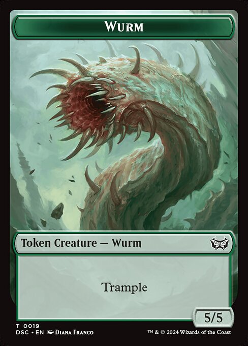 Wurm (Duskmourn Commander Tokens)