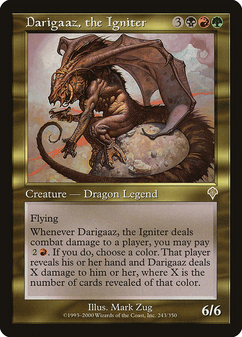 Darigaaz, the Igniter (Invasion #243)
