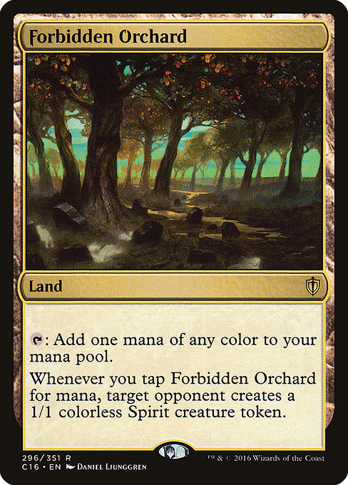 Forbidden Orchard (Commander 2016 #296)
