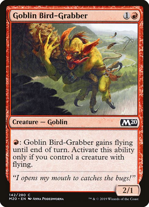 Gobelin attrapeur d'oiseau|Goblin Bird-Grabber