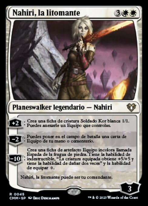 Nahiri, the Lithomancer (Commander Masters #45)