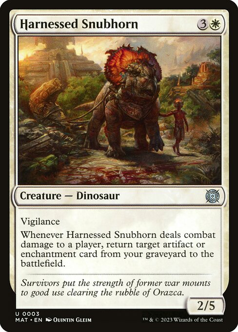 Harnessed Snubhorn (MAT)
