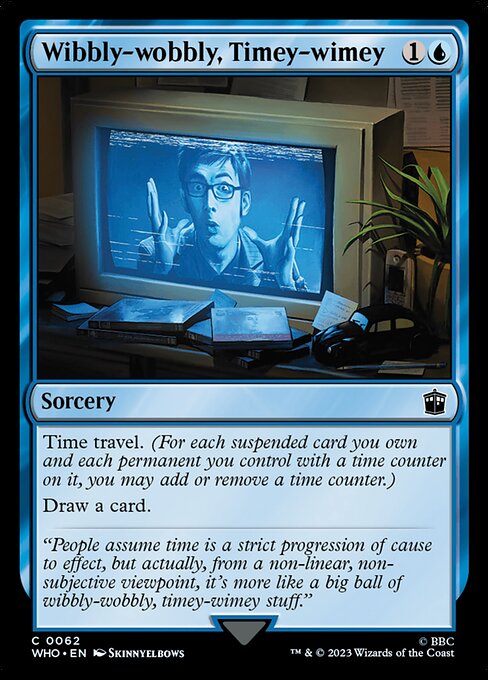 Wibbly-wobbly, Timey-wimey card image