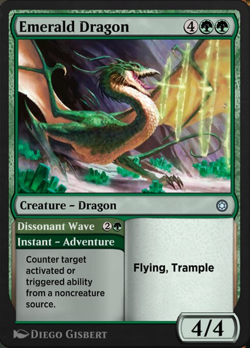 Emerald Dragon // Dissonant Wave (Alchemy Horizons: Baldur's Gate #210)
