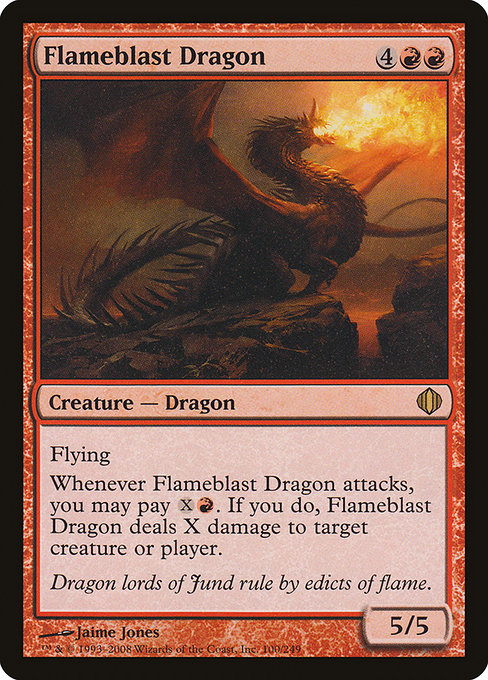 Flameblast Dragon card image