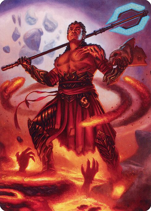 Koth, Fire of Resistance // Koth, Fire of Resistance (Phyrexia: All Will Be One Art Series #31)