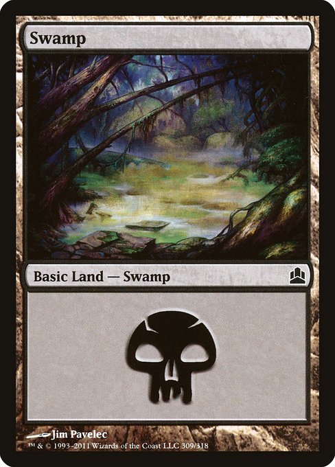 Swamp (Commander 2011 #309)