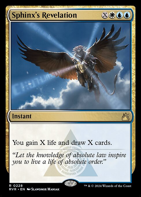 Sphinx's Revelation (Ravnica Remastered #228)