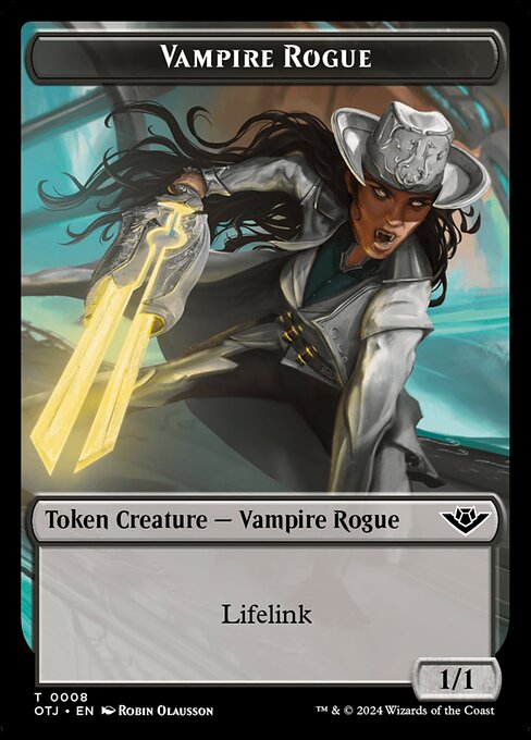 Vampire Rogue (Outlaws of Thunder Junction Tokens #8)