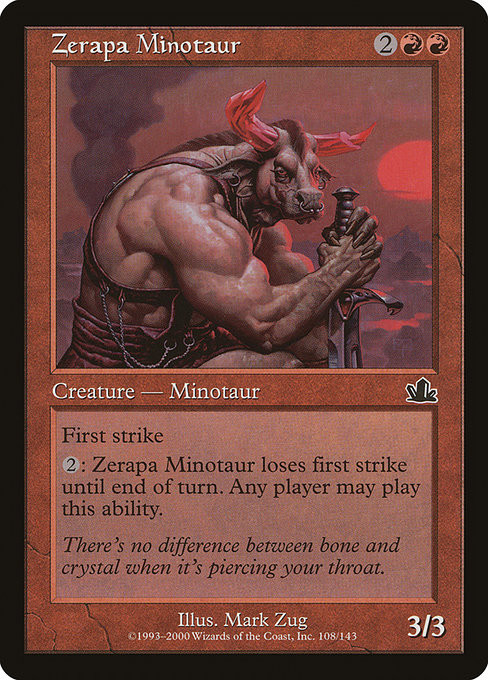 Zerapa Minotaur card image
