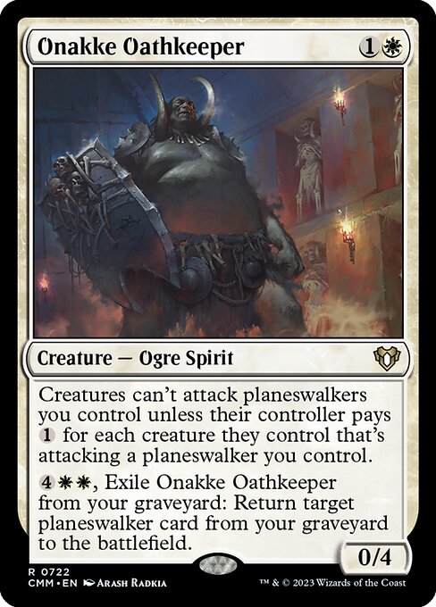 Onakke Oathkeeper (Commander Masters #722)
