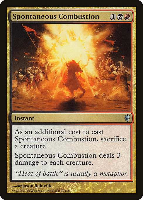 Spontaneous Combustion (Conspiracy #194)
