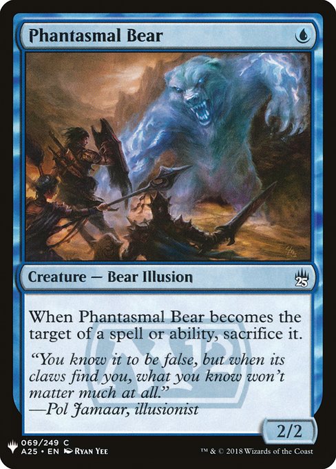 Phantasmal Bear (plst) A25-69