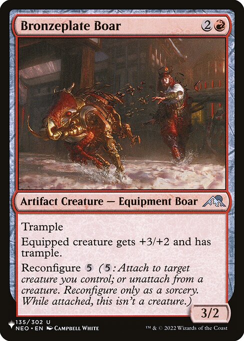 Bronzeplate Boar (The List #NEO-135)