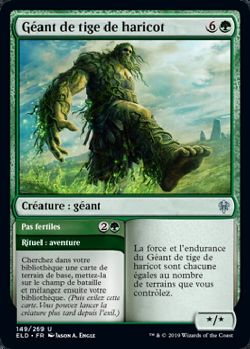 Beanstalk Giant // Fertile Footsteps (Throne of Eldraine #149)